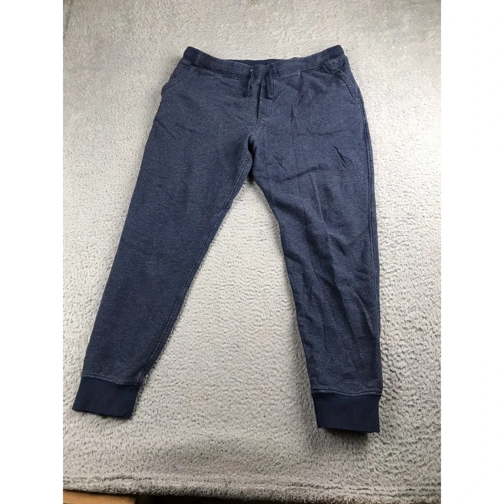 Patagonia Mahnya Fleece Pants Mens XL Blue Organic Cotton Sweatpants‎ Jogger